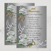 50ste huwelijksjubileum hernieuwing van de huwelij kaart (Voorkant / Achterkant)