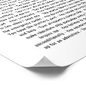 50ste huwelijksverjaardag Dingen die ik liefheb li Poster (Hoek)