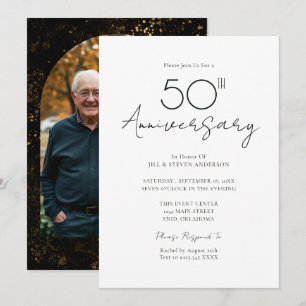 50ste Huwelijksverjaardag Foto Kaart