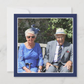 50ste huwelijksverjaardag foto kaart (Achterkant)