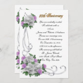 50ste huwelijksverjaardag gelofte vernieuwing Witt Kaart (Voorkant / Achterkant)