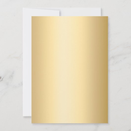 50ste huwelijksverjaardag gouden fotocollage kaart (Achterkant)