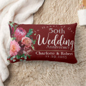 50ste huwelijksverjaardag kussen (Deken)