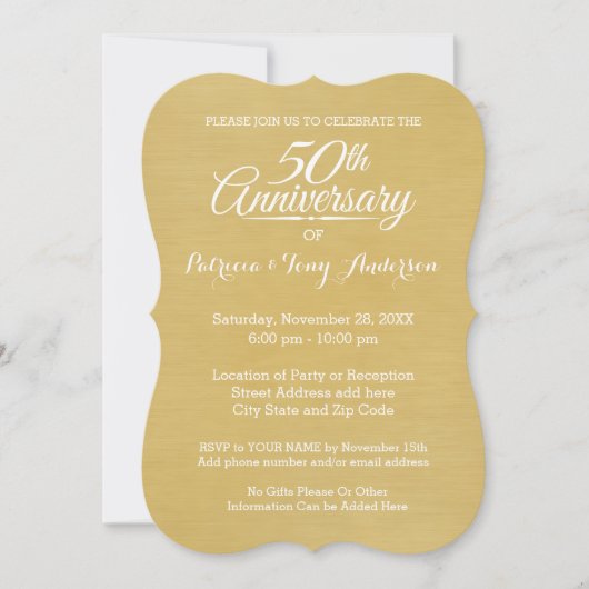 50ste huwelijksverjaardag met foto - We doen het n Kaart (Voorkant)