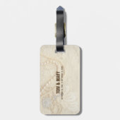 , 50ste Jubilea parels Bagagelabel (Achterkant verticaal)