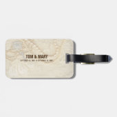 , 50ste Jubilea parels Bagagelabel (Achterkant horizontaal)