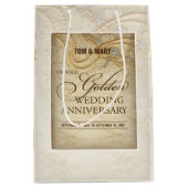 , 50ste Jubilea parels Medium Cadeauzakje (Voorkant)