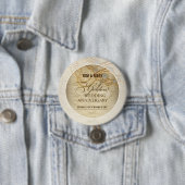 , 50ste Jubilea parels Ronde Button 7,6 Cm (In situ)