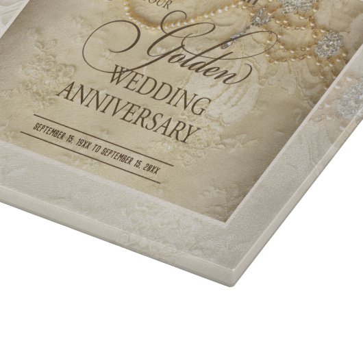 , 50ste Jubilea parels Snijplank (Hoek)