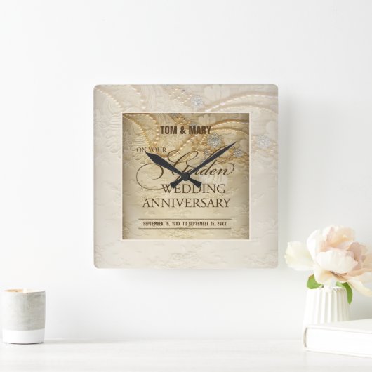 , 50ste Jubilea parels Vierkante Klok (Huis)