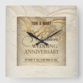 , 50ste Jubilea parels Vierkante Klok (Voorkant)