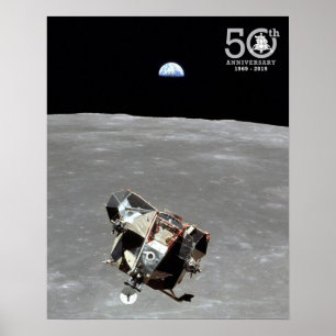 50ste Jubileum, Apollo 11 Mission Moon Landing: Poster