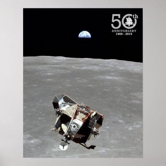 50ste Jubileum, Apollo 11 Mission Moon Landing: Poster (Voorkant)