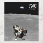 50ste Jubileum, Apollo 11 Mission Moon Landing: Wijn Etiket (Enkel label)