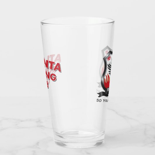 50ste Jubileum bierglas Glas (Rechts)