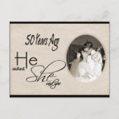 50ste Jubileum Briefkaart bruiloft (Voorkant)