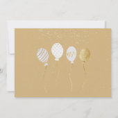 50ste Jubileum Elegant Gold Kaart (Achterkant)