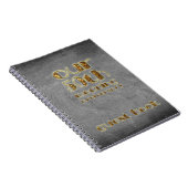 50ste Jubileum-gebitsbord voor weddenschappen Notitieboek (Rechterzijde)