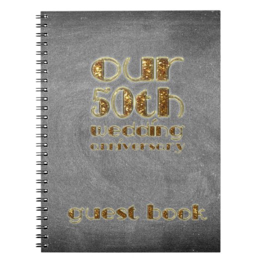 50ste Jubileum-gebitsbord voor weddenschappen Notitieboek (Voorkant)
