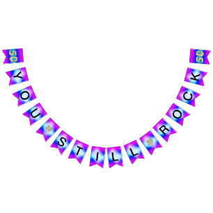 50ste Jubileum je nog steeds met een gebundelde ba Vlaggetjes