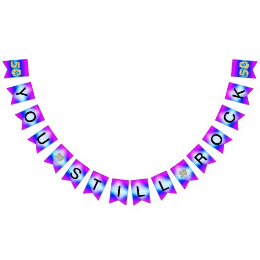 50ste Jubileum je nog steeds met een gebundelde ba Vlaggetjes (Alle)