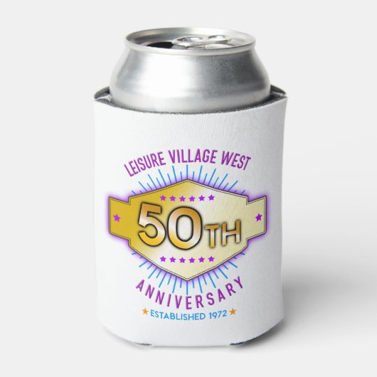 50ste Jubileum kan Cozy Blikjeskoeler (Blikje Voorkant)