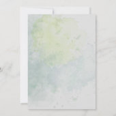 50ste Jubileum Paarse Floral Kaart (Achterkant)