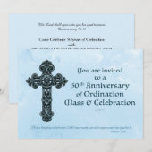 50ste Jubileum priester, Orn Kaart (Voorkant / Achterkant)