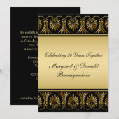 50ste Jubileum uitnodigen voor bruiloft Kaart (Voorkant / Achterkant)