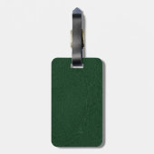 50ste Jubileum van de Ordination Green Leather Kij Bagagelabel (Achterkant verticaal)