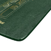 50ste Jubileum van de Ordination Green Leather Kij Snijplank (Hoek)