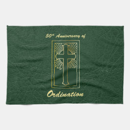 50ste Jubileum van de Ordination Green Leather Kij Theedoek