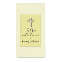 50ste Jubileum van de priester met ingegraveerd kr