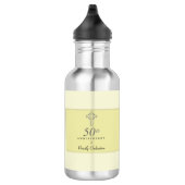 50ste Jubileum van de priester met ingegraveerd kr Waterfles (Rechts)