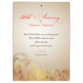 50ste Jubileum van het godsdienstberoep, Nun Klembord (Achterkant)