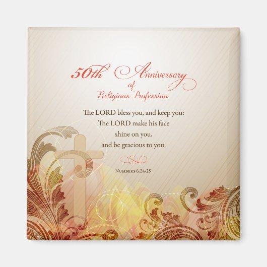 50ste Jubileum van het godsdienstberoep, Nun Magneet (Voorkant)