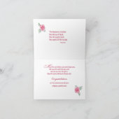 50ste Jubileum van het religieuze leven katholieke Kaart (Binnen)