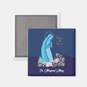 50ste Jubileum van het religieuze leven Nun roze v Magneet (Voorkant / Achterkant)