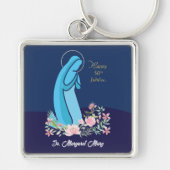 50ste Jubileum van het religieuze leven Nun roze v Sleutelhanger (Voorkant)