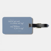 50ste Jubileum van Orde gefeliciteerd Bagagelabel (Achterkant horizontaal)