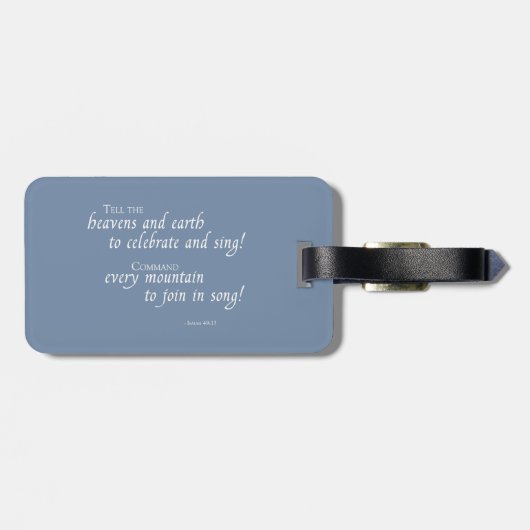 50ste Jubileum van Orde gefeliciteerd Bagagelabel (Achterkant horizontaal)