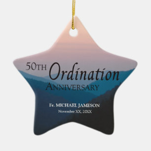 50ste Jubileum van Orde gefeliciteerd Keramisch Ornament