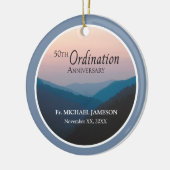 50ste Jubileum van Orde gefeliciteerd Keramisch Ornament (Links)