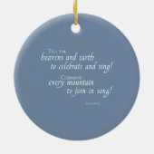 50ste Jubileum van Orde gefeliciteerd Keramisch Ornament (Achterkant)