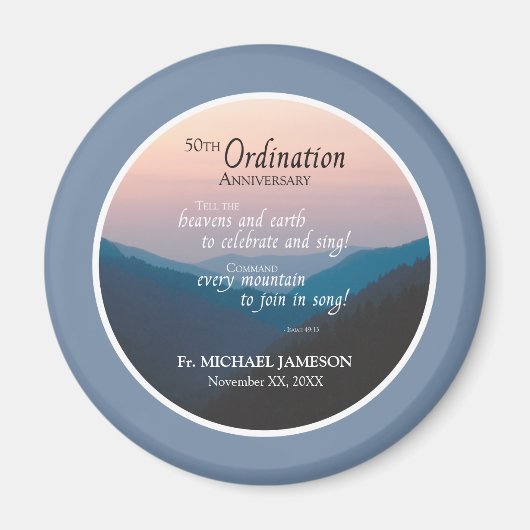 50ste Jubileum van Orde gefeliciteerd Magneet (Voorkant)