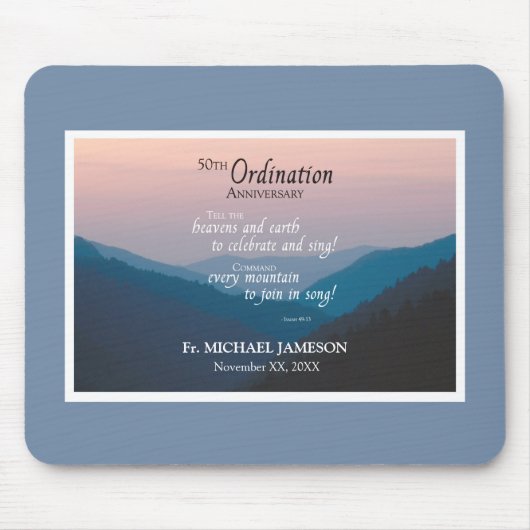 50ste Jubileum van Orde gefeliciteerd Muismat (Voorkant)