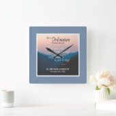 50ste Jubileum van Orde gefeliciteerd Vierkante Klok (Huis)