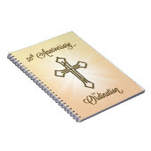 50ste Jubileum van Ordination, Gold Cross op Star Notitieboek (Rechterzijde)