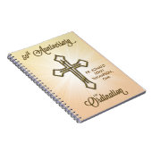 50ste Jubileum van Ordination, Gold Cross op Star Notitieboek (Rechterzijde)