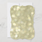 50ste Jubileum voor bruiloft Champagne Bubbles Inv Kaart (Achterkant)